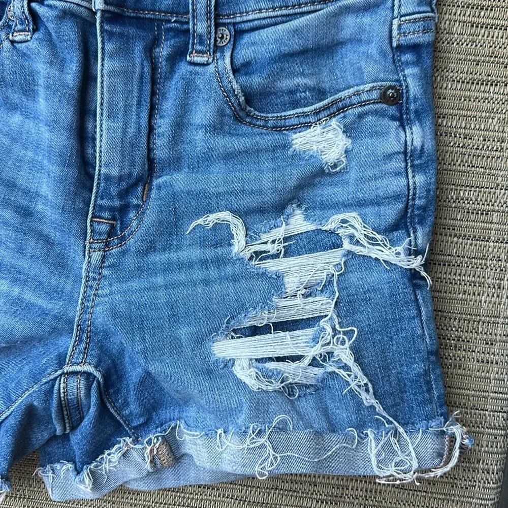 American Eagle Next Level Stretch Hi-Rise Denim Shorts